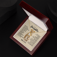 Load image into Gallery viewer, To My Daughter Never Feel That You Are Alone No Matter How near or Far Apart I'm Always Right There
