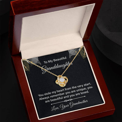 Load image into Gallery viewer, To My Granddaughter Necklace from Nana, Birthday Present for Granddaughter from Grandma
