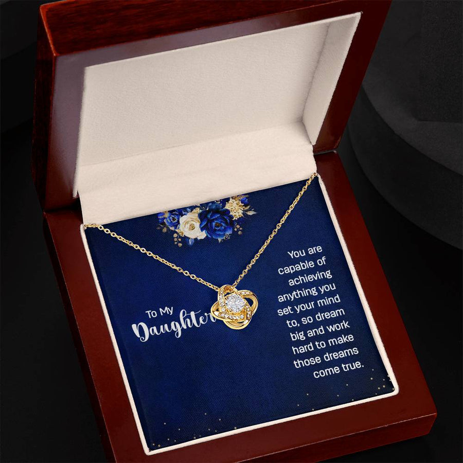 Daughter Necklace from Mom and Dad, Unique Birthday Gifts for Daughter from Mom