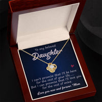 Load image into Gallery viewer, To My Daughter Necklace from Mom, Meaningful Necklaces for Daughter from Mom
