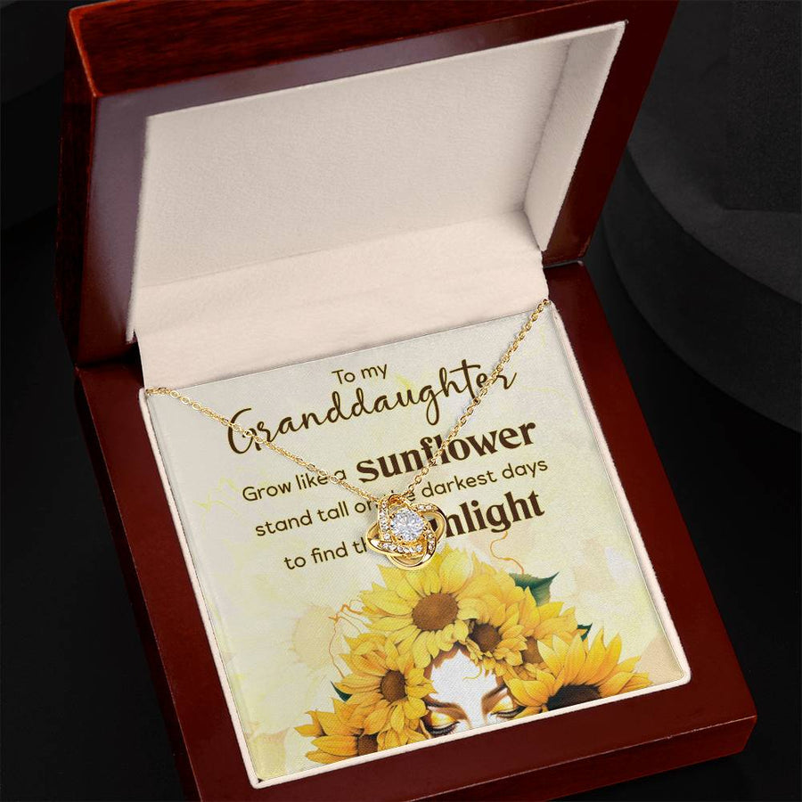 Women Christmas Necklace for Granddaughter from Mimi, Birthday Gifts for Granddaughter from Grandpa