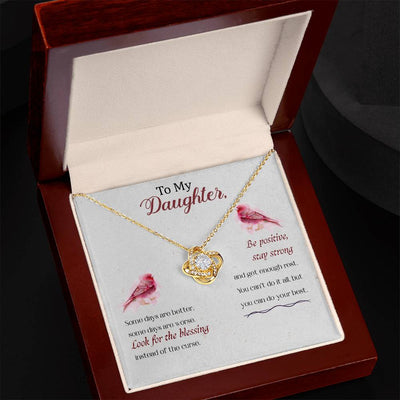 Load image into Gallery viewer, Sentimental Gifts for Daughter from Mom, Meaningful Necklace for Daughter, Be Positive Stay Strong
