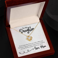 Load image into Gallery viewer, To My Daughter Necklace from Mom, Learn from Everything You Can
