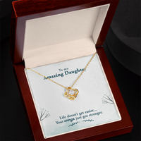 Load image into Gallery viewer, To My Daughter Necklace – Personalized Gift from Mom or Dad | Meaningful Birthday Jewelry for Her
