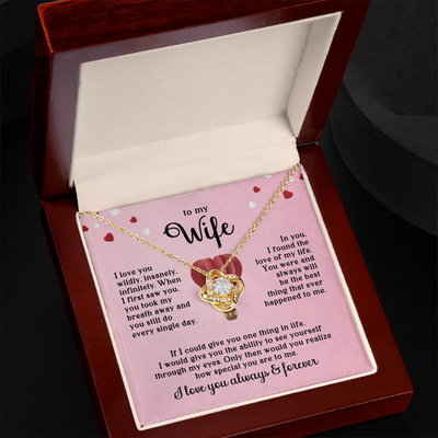 Load image into Gallery viewer, To My Wife Necklace, When I First Saw You, You Took My Breath Away and You Still Do Every Single Day
