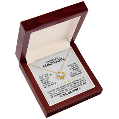 Load image into Gallery viewer, To My Beautiful Granddaughter Necklace, Believe in Yourself as Much as I Believe in You
