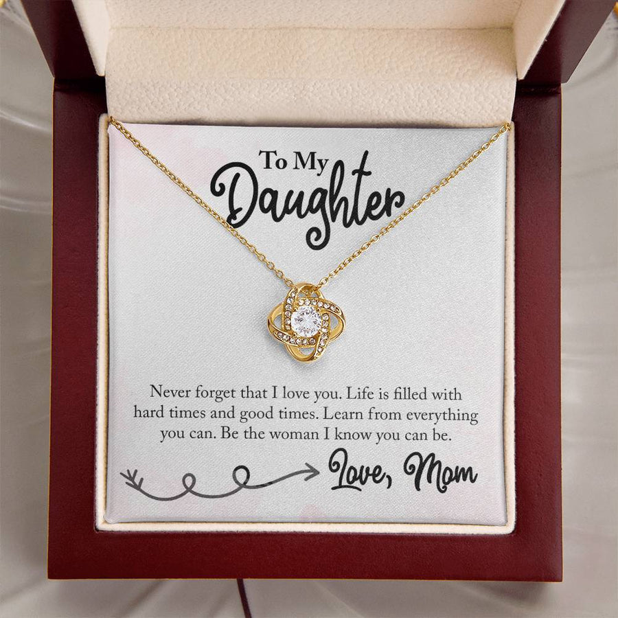 To My Daughter Necklace from Mom, Learn from Everything You Can