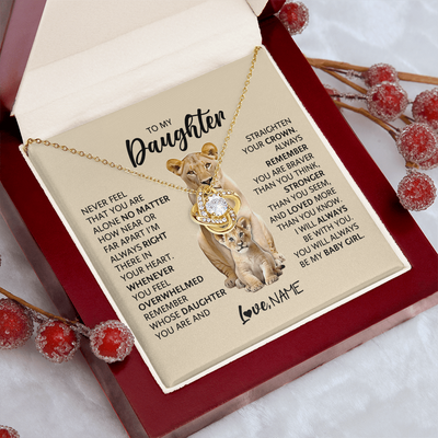 Load image into Gallery viewer, To My Daughter Never Feel That You Are Alone No Matter How near or Far Apart I&amp;#39;m Always Right There
