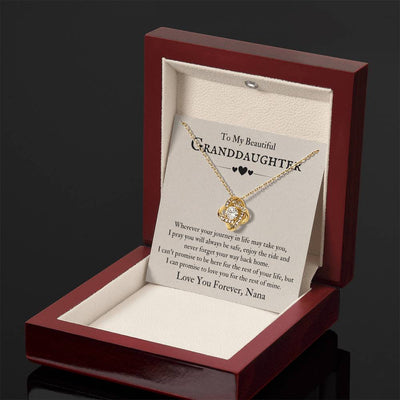 Load image into Gallery viewer, To My Beautiful Granddaughter Necklace from Nana, Never Forget Your Way Back Home
