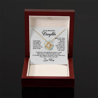 Load image into Gallery viewer, To My Daughter Necklace from Mom, I&#39;d Use My Last Breath to Tell You &quot;The Sam&quot;

