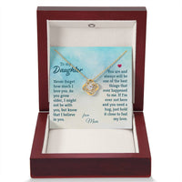 Load image into Gallery viewer, To My Daughter Necklace from Mom, The Best Things That Ever Happened to Me
