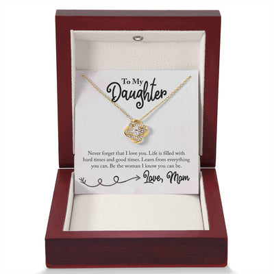 Load image into Gallery viewer, To My Daughter Necklace from Mom, Learn from Everything You Can
