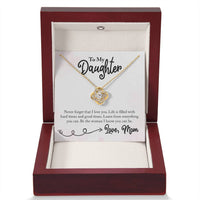 Load image into Gallery viewer, To My Daughter Necklace from Mom, Learn from Everything You Can

