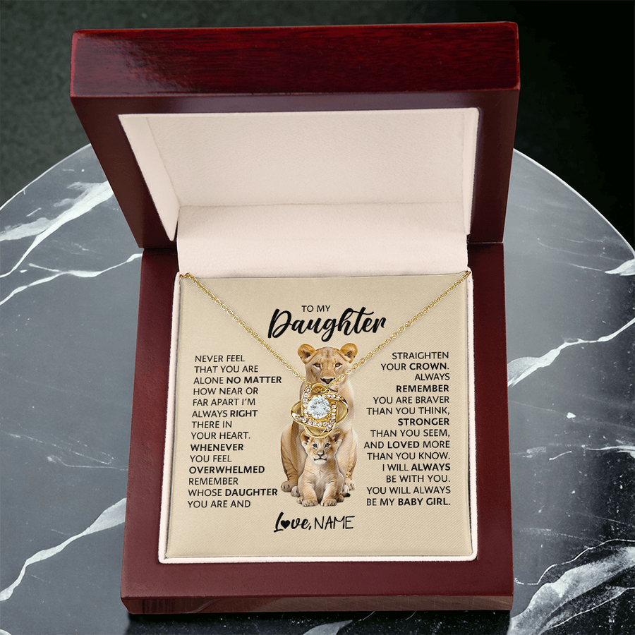 To My Daughter Never Feel That You Are Alone No Matter How near or Far Apart I'm Always Right There