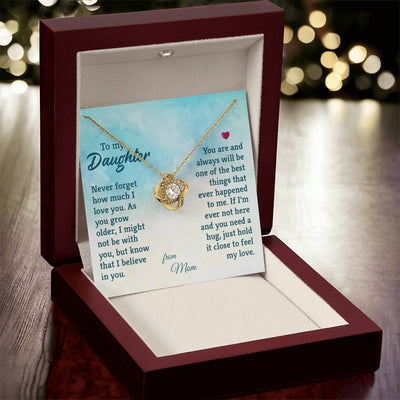 Load image into Gallery viewer, To My Daughter Necklace from Mom, The Best Things That Ever Happened to Me

