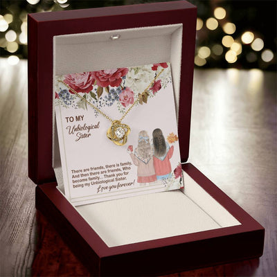 Load image into Gallery viewer, To My Unbiological Sister Necklace, Unbiological Sister Birthday Gifts
