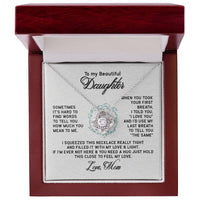 Load image into Gallery viewer, To My Daughter Necklace from Mom, I&#39;d Use My Last Breath to Tell You &quot;The Sam&quot;
