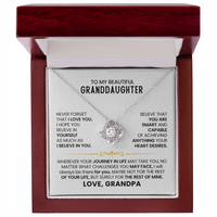 Load image into Gallery viewer, To My Beautiful Granddaughter Necklace, Believe in Yourself as Much as I Believe in You
