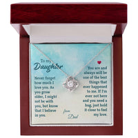 Load image into Gallery viewer, To My Daughter Necklace from Dad, The Best Things That Ever Happened to Me
