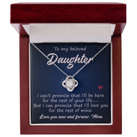 Load image into Gallery viewer, To My Daughter Necklace from Mom, Meaningful Necklaces for Daughter from Mom
