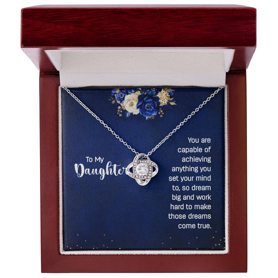 Daughter Necklace from Mom and Dad, Unique Birthday Gifts for Daughter from Mom