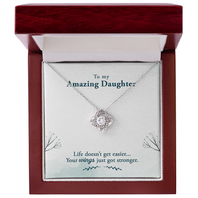 Load image into Gallery viewer, To My Daughter Necklace – Personalized Gift from Mom or Dad | Meaningful Birthday Jewelry for Her
