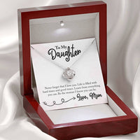 Load image into Gallery viewer, To My Daughter Necklace from Mom, Learn from Everything You Can
