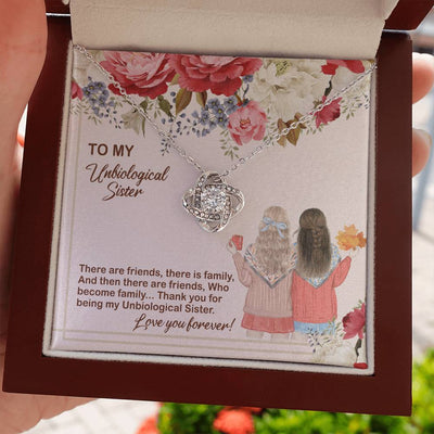 Load image into Gallery viewer, To My Unbiological Sister Necklace, Unbiological Sister Birthday Gifts
