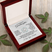 Load image into Gallery viewer, To My Granddaughter Necklace, Sometimes It&#39;s Hard to Find Words to Tell You How Much You Mean to Me
