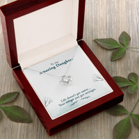 Load image into Gallery viewer, To My Daughter Necklace – Personalized Gift from Mom or Dad | Meaningful Birthday Jewelry for Her
