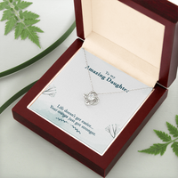 Load image into Gallery viewer, To My Daughter Necklace – Personalized Gift from Mom or Dad | Meaningful Birthday Jewelry for Her
