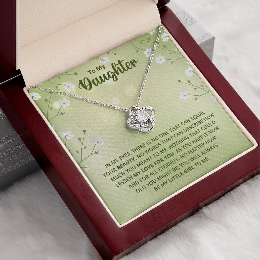 To My Daughter Necklace from Mom, Birthday Necklace for Daughter from Mom and Dad