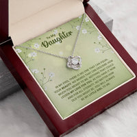 Load image into Gallery viewer, To My Daughter Necklace from Mom, Birthday Necklace for Daughter from Mom and Dad
