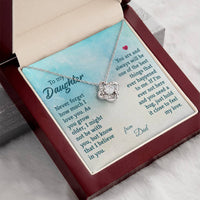 Load image into Gallery viewer, To My Daughter Necklace from Dad, The Best Things That Ever Happened to Me
