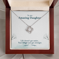 Load image into Gallery viewer, To My Daughter Necklace – Personalized Gift from Mom or Dad | Meaningful Birthday Jewelry for Her
