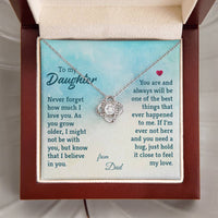 Load image into Gallery viewer, To My Daughter Necklace from Dad, The Best Things That Ever Happened to Me
