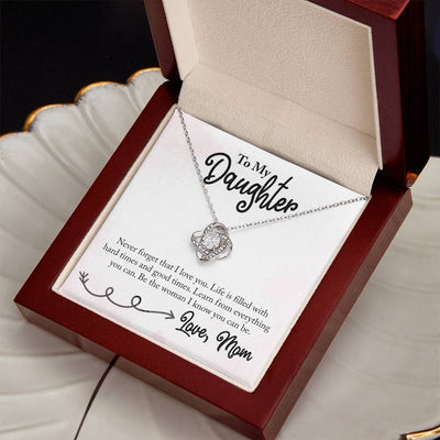 Load image into Gallery viewer, To My Daughter Necklace from Mom, Learn from Everything You Can
