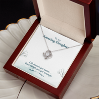 Load image into Gallery viewer, To My Daughter Necklace – Personalized Gift from Mom or Dad | Meaningful Birthday Jewelry for Her
