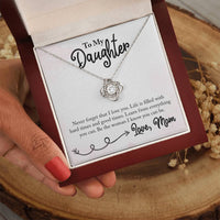 Load image into Gallery viewer, To My Daughter Necklace from Mom, Learn from Everything You Can
