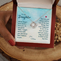 Load image into Gallery viewer, To My Daughter Necklace from Mom, The Best Things That Ever Happened to Me
