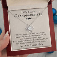 Load image into Gallery viewer, To My Beautiful Granddaughter Necklace from Nana, Never Forget Your Way Back Home

