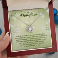 Load image into Gallery viewer, To My Daughter Necklace from Mom, Birthday Necklace for Daughter from Mom and Dad

