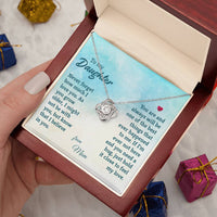 Load image into Gallery viewer, To My Daughter Necklace from Mom, The Best Things That Ever Happened to Me
