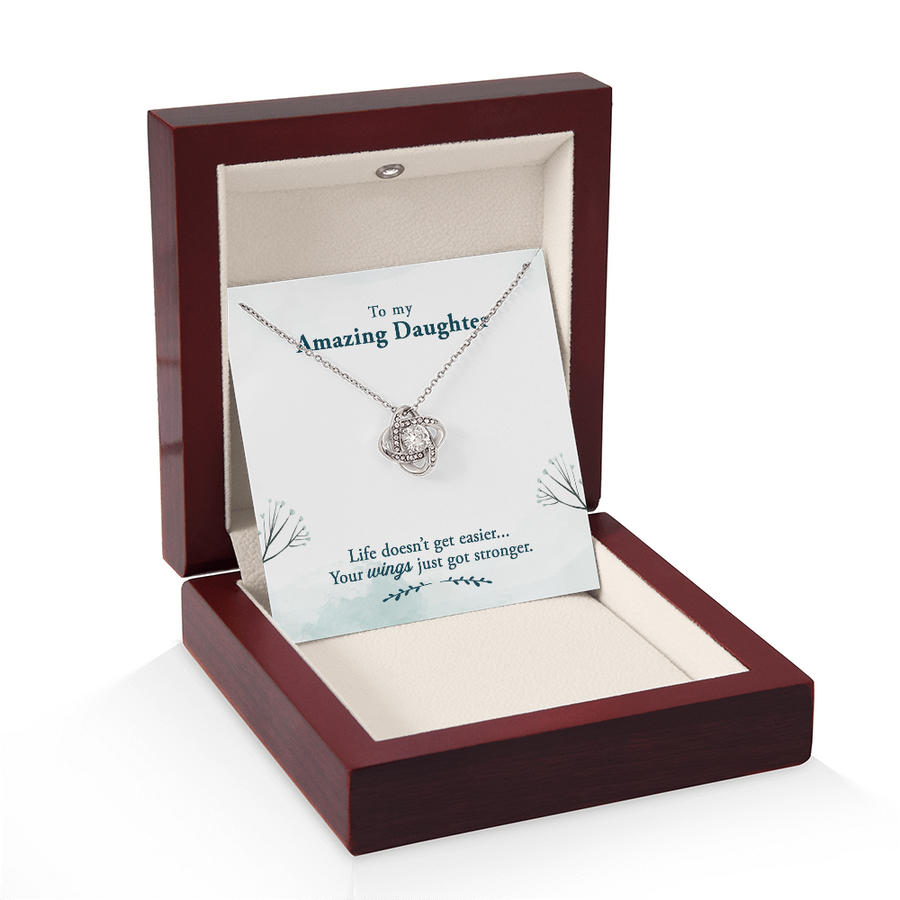 To My Daughter Necklace – Personalized Gift from Mom or Dad | Meaningful Birthday Jewelry for Her