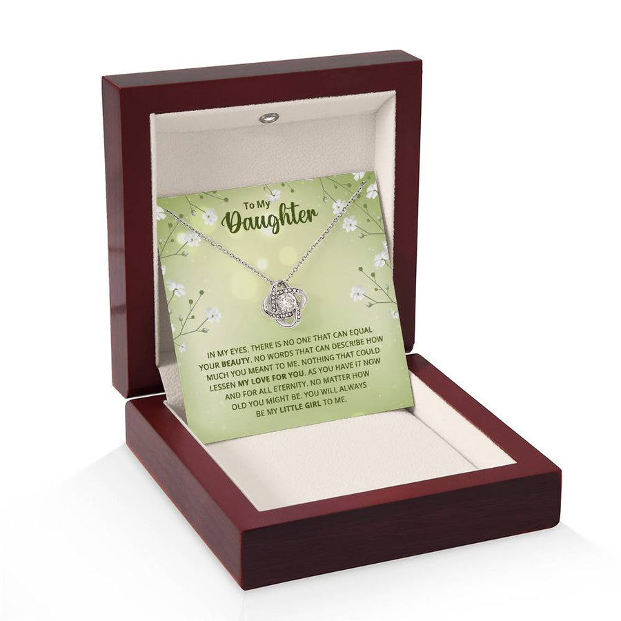 To My Daughter Necklace from Mom, Birthday Necklace for Daughter from Mom and Dad