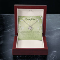 Load image into Gallery viewer, To My Daughter Necklace from Mom, Birthday Necklace for Daughter from Mom and Dad
