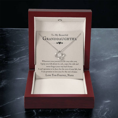 Load image into Gallery viewer, To My Beautiful Granddaughter Necklace from Nana, Never Forget Your Way Back Home
