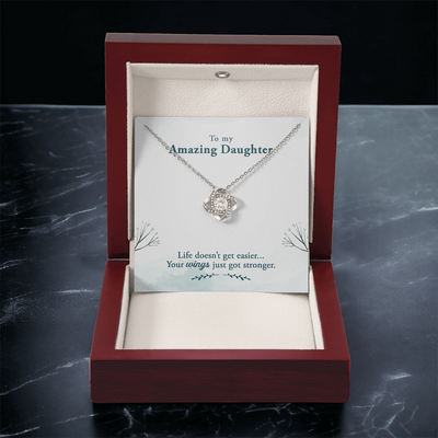 Load image into Gallery viewer, To My Daughter Necklace – Personalized Gift from Mom or Dad | Meaningful Birthday Jewelry for Her
