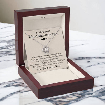 Load image into Gallery viewer, To My Beautiful Granddaughter Necklace from Nana, Never Forget Your Way Back Home
