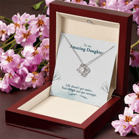 Load image into Gallery viewer, To My Daughter Necklace – Personalized Gift from Mom or Dad | Meaningful Birthday Jewelry for Her
